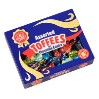 Walkers Assorted Toffees & Chocolate Eclairs 350g Gift Box - Best Before: 21.11.25